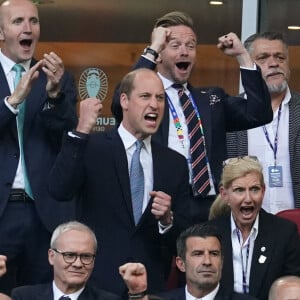 Le prince William, prince de Galles, dans les tribunes du match de l'Euro 2024 "Angleterre - Suisse (1-1 / 5-3 tab)" à Dusseldorf, le 6 juillet 2024. 