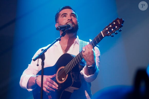 Exclusif - Kendji Girac - Célébration des 10 ans du centre commercial Beaugrenelle à Paris, France. Le 12 octobre 2023. © Christophe Clovis / Bestimage 