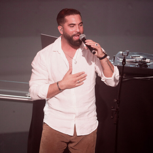 Exclusif - Kendji Girac - Célébration des 10 ans du centre commercial Beaugrenelle à Paris, France. Le 12 octobre 2023. © Christophe Clovis / Bestimage 