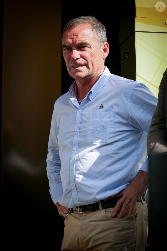 Exclusif -Bernard Hinault sur la 20ème étape du Tour de France lors de l'Etape du Coeur pour le compte de Mécénat Chirurgie Cardiaque à Périgueux le 26 juillet 2014