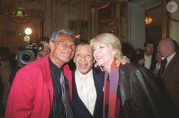 Jean-Marie Périer, Henri Salvador et Françoise Hardy à l'Olympia le 23 avril 2001