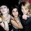 Elodie Frégé, Reem Kherici et Justine Fraioli, lors d'une soirée au KUBE Hotel, à Paris, le17 mars 2010.