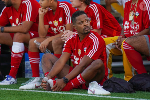 Patrice Evra est condamné à 12 mois de prison avec sursis probatoire
Patrice Evra lors du tournoi de football "UAE All Stars" lors de l'expo universelle Expo Dubaï, à Dubaï, Emirats Arabes Unis. © Nicolas Briquet/Bestimage