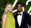 Au préjudice de son épouse Sandra Evra
Patrice Evra et sa femme Sandra Evra au photocall de la soirée des "British Fashion Awards 2021" à Londres, le 29 novembre 2021.