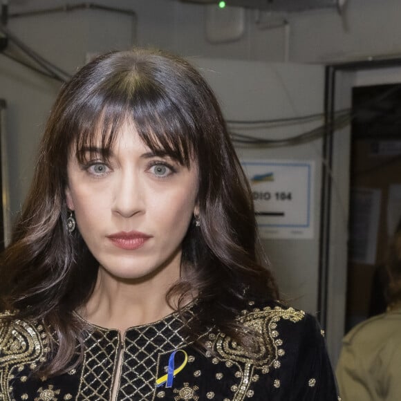 Exclusif - Nolwenn Leroy - Backstage de l'émission spéciale "Unis pour l'Ukraine" à la Maison de la Radio et de la Musique, diffusée en direct sur France 2 et présentée par Nagui et Leïla.Kaddour à Paris le 8 mars 2022.