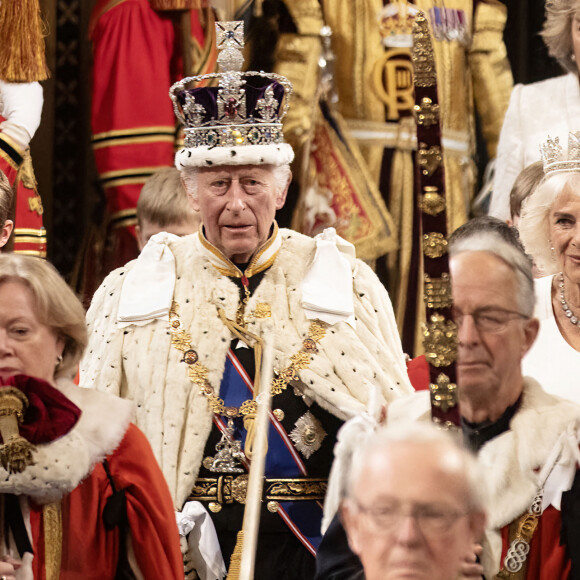 Le roi et la reine sont attendus en Australie et aux îles Samoa pour une tournée d'automne
Le roi Charles III d'Angleterre et Camilla Parker Bowles, reine consort d'Angleterre, au Palais de Westminster lors de l'ouverture officielle du Parlement britannique. Londres, le 17 juillet 2024. 