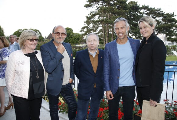 Exclusif - Viviane Zaniroli, Richard Mille, Jean Todt, Paul et Luana Belmondo - 16ème Rallye des Princesses au Paris Golf Country Club de Rueil-Malmaison le 30 mai 2015. Le Paris Golf & Country Club, idéalement situé sur l'Hippodrome de Saint-Cloud, accueille les participantes de cette 16ème édition, dans leur tout nouvel hôtel Le Renaissance qui a ouvert le 24 juin dernier. Le Rallye des princesses traversera la France en 5 étapes de Paris à Saint-Tropez du 30 mai au 4 juin 2015. 