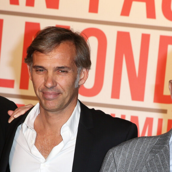 Luana et Paul Belmondo, Jean-Paul Belmondo - Soiree d'ouverture du Grand Lyon Film Festival Lumiere 2013 avec un hommage a Jean-Paul Belmondo et la projection du film "Un singe en hiver" a la Halle Tony Garnier a Lyon le 14 Octobre 2013. 