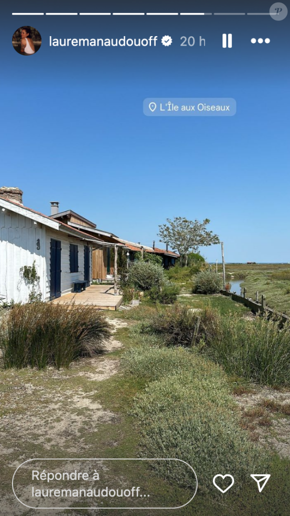 Elle est allée à l'île aux oiseaux, situé dans le bassin d'Arcachon.
Laure Manaudou passe un moment d'exception sur l'Île aux Moines. Juillet 2024.