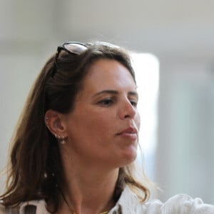 Laure Manaudou assiste aux championnats de France Élites en grand bassin de natation à Rennes, France, le 15 juin 2023. © Mickael Chavet/Zuma Press/Bestimage 