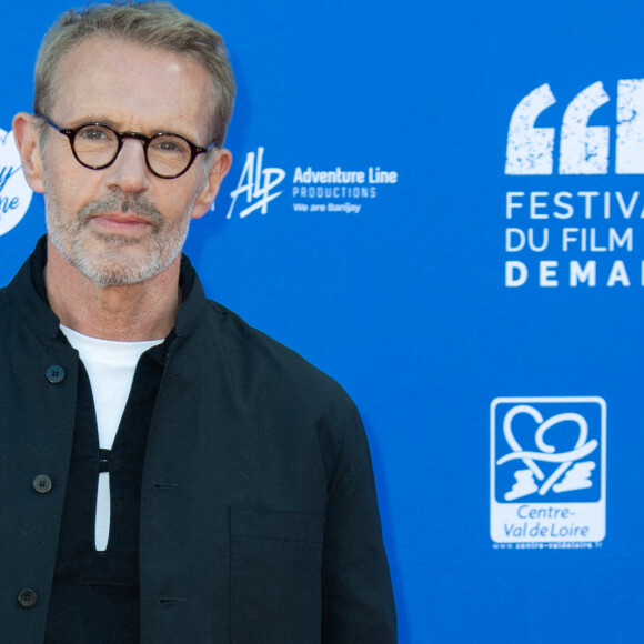 Lambert Wilson assiste au photocall des gagnants dans le cadre du Festival du Film de Demain à Vierzon, le 2 juin 2024. Aurore Maréchal/ABACAPRESS.COM