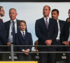 Le prince George et la princesse Charlotte ont tous deux plusieurs fois été aperçus avec.
Le prince William, prince de Galles, avec le prince George de Galles, et le roi Felipe VI d'Espagne avec l'infante Sofia dans les tribunes lors de la finale de l'Euro 2024 "Espagne - Angleterre" à l'Olympiastadion à Berlin, le 14 juillet 2024. 