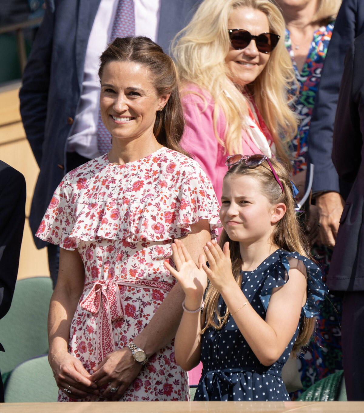 Photo Le 14 juillet lors de la grande finale de Wimbledon, la nièce
