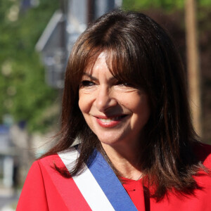 Anne Hidalgo lors de la cérémonie du 144ème défilé militaire du 14 juillet, jour de la Fête Nationale, avenue Foch à Paris, France, le 14 juillet 2024. © Stéphane Lemouton/Bestimage 