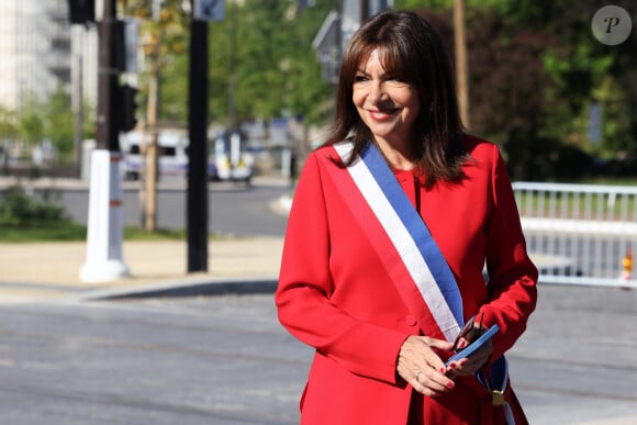 Anne Hidalgo lors de la cérémonie du 144ème défilé militaire du 14 juillet, jour de la Fête Nationale, avenue Foch à Paris, France, le 14 juillet 2024. © Stéphane Lemouton/Bestimage 