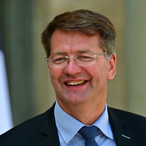 Le nouveau ministre français du Logement, Patrice Vergriete - Sortie du conseil des ministres au palais présidentiel de l'Elysée à Paris, France, le 21 juillet 2023.