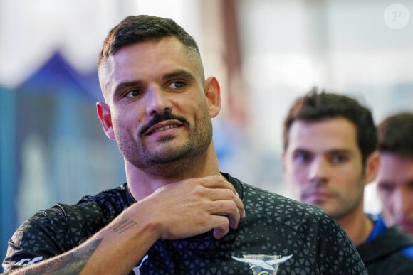 Florent Manaudou (France) - CN Marseille lors du concert de la Star Academy à Lyon, France, le 15 mars 2024. © Sandrine Thesillat/Panoramic/Bestimage