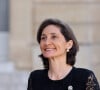 Amélie Oudéa-Castéra - Dîner d'état en l'honneur du président des Etats-Unis et sa femme au palais de l'Elysée à Paris, à l'occasion de leur visite officielle en France. Le 8 juin 2024 © Jacovides-Moreau / Bestimage 