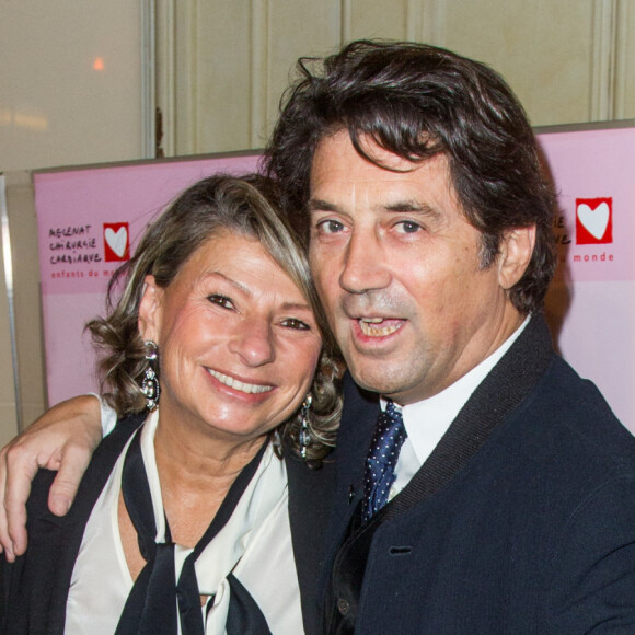 Bruno Madinier et sa femme Camille Lors de la soiree de Gala du Coeur de Mecenat Chirurgie Cardiaque, salle Gaveau, Paris, le 31 janvier 2017. Nasser Berzane/ABACAPRESS.COM