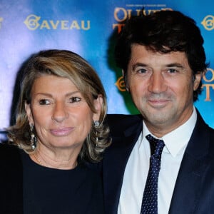 Bruno Madinier et sa femme Camille Madinier assistent à la soirée de Gala et première de la Comédie Musicale Oliver Twist à la salle parisienne Gauveau, le 26 Septembre 2016. Aurore Maréchal/ABACAPRESS.COM