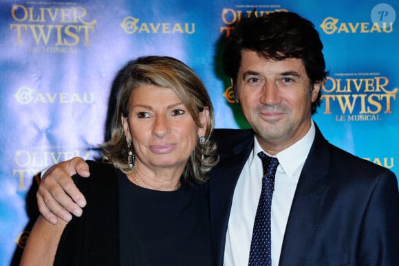 Bruno Madinier et sa femme Camille Madinier assistent à la soirée de Gala et première de la Comédie Musicale Oliver Twist à la salle parisienne Gauveau, le 26 Septembre 2016. Aurore Maréchal/ABACAPRESS.COM