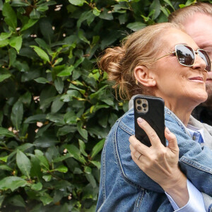 Céline Dion a été vue quittant son hôtel en route pour la cérémonie d'ouverture des Jeux olympiques de Paris 2024 à Paris, le 26 juillet 2024. Aissaoui Nacer /Splash News/ABACAPRESS.COM