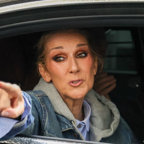 Céline Dion a été vue quittant son hôtel en route pour la cérémonie d'ouverture des Jeux olympiques de Paris 2024 à Paris, le 26 juillet 2024. Aissaoui Nacer /Splash News/ABACAPRESS.COM