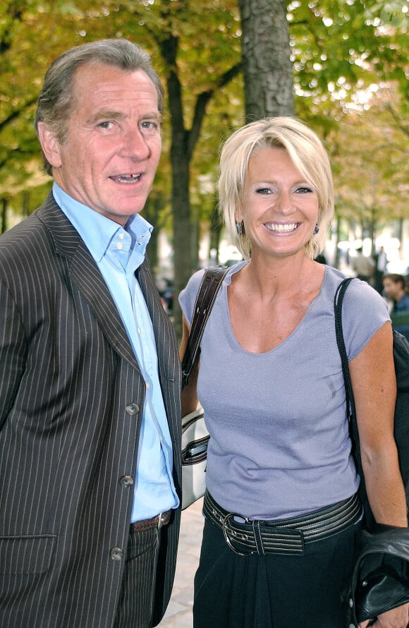 En effet, au moment où leur histoire a commencé, William avait perdu sa femme quelque temps plus tôt 
William Leymergie et Sophie Davant arrivent à la conférence de presse de présentation des programmes de la nouvelle saison de France Télévisions, au Théâtre Marigny à Paris, le 5 septembre 2005. Giancarlo Gorassini/ABACAPRESS.COM