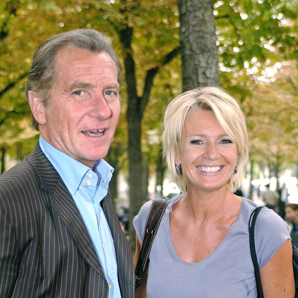 En effet, au moment où leur histoire a commencé, William avait perdu sa femme quelque temps plus tôt 
William Leymergie et Sophie Davant arrivent à la conférence de presse de présentation des programmes de la nouvelle saison de France Télévisions, au Théâtre Marigny à Paris, le 5 septembre 2005. Giancarlo Gorassini/ABACAPRESS.COM