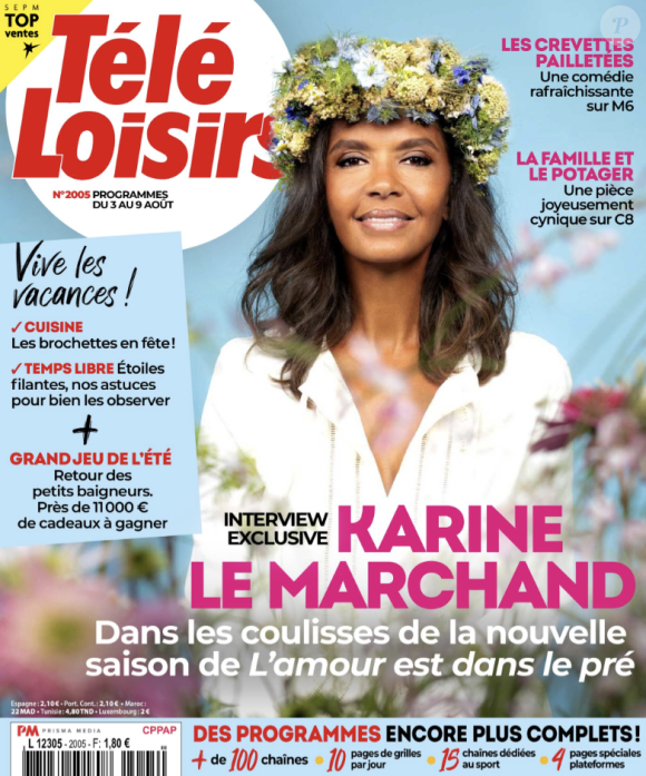 Couverture du nouveau numéro de "Télé Loisirs", paru le 29 juillet 2024