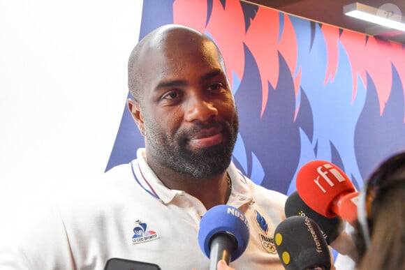 "J'ai demandé à Teddy : 'On se donne la main ?'", raconte Marie-José Pérec au Parisien

Teddy Riner Conférence de presse de l'équipe de France de judo pour les Jeux Olympiques de Paris 2024 jeudi 25 juillet 2024 club France Porte de la Villette Paris © Alexandre Fay /Pixplanete/Bestimage