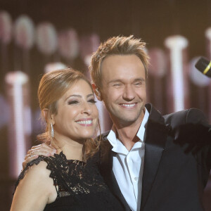 Léa Salamé et Cyril Féraud - 39ème cérémonie des Victoires de la musique à la Seine musicale de Boulogne-Billancourt, France, le 9 février 2024. © Coadic Guirec/Bestimage