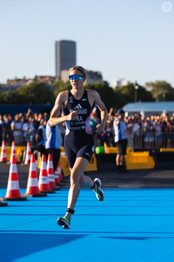 Cassandre Beaugrand (FRA) au triathlon relais mixte lors du test event des Jeux Olympiques et Paralympiques 2023, du 17 au 20 août 2023 à Paris, France - © Germain Hazard / Panoramic / Bestimage