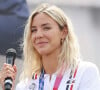 Une nouvelle médaille d'or pour la France dans le cadre des Jeux Olympiques de Paris.
Cassandre Beaugrand Triathlon relai mixte, médaille de bronze - Live des Jeux Olympiques de Tokyo © Panoramic / Bestimage