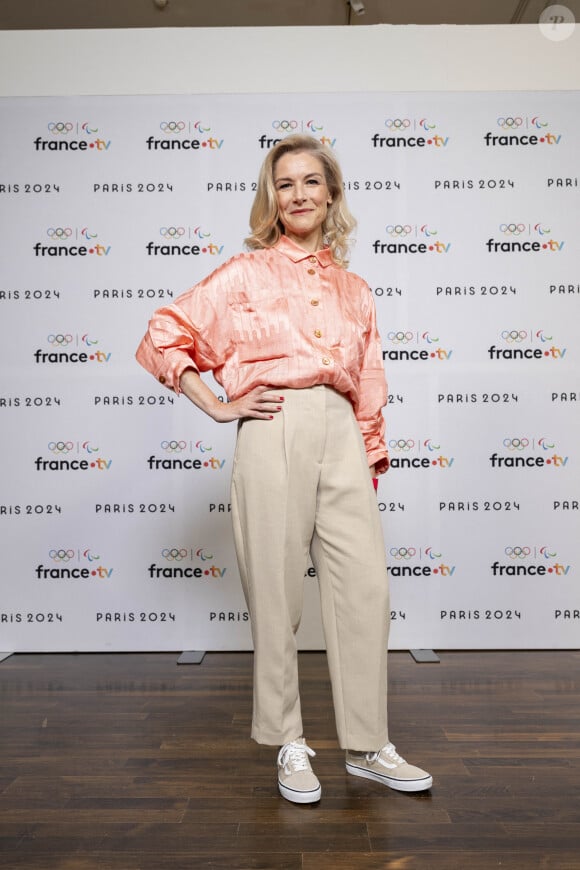 Louise Ekland a tout pour être heureuse !
Louise Ekland lors de la présentation des journalistes et chroniqueurs de France Télévisions pour les Jeux Olympiques au musée de l'Homme à Paris. © Pierre Perusseau / Bestimage