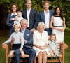 Après le Megxit acté en 2020, les tensions furent plus que palpables au sein de la monarchie anglaise... Pour ne rien arranger, les Sussex ont multiplié les révélations choc à son égard.
Photo de famille pour les 70 ans du prince Charles, prince de Galles, dans le jardin de Clarence House à Londres, Royaume Uni, le 14 novembre 2018. Le prince de Galles pose en famille avec son épouse Camilla Parker Bowles, duchesse de Cornouailles, et ses fils le prince William, duc de Cambridge, et le prince Harry, duc de Sussex, avec leurs épouses, Catherine (Kate) Middleton, duchesse de Cambridge et Meghan Markle, duchesse de Sussex, et les trois petits-enfants le prince George, la princesse Charlotte et le jeune prince Louis. 