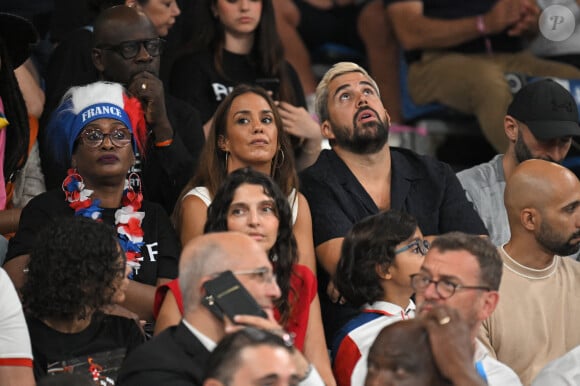 Artus et Alice Belaidi lors du huitième tour des préliminaires des +100kg masculins lors des Jeux Olympiques de Paris 2024 au Champs de Mars Arena, à Paris le 2 août 2024.
Photo par Eliot Blondet/ABACAPRESS.COM