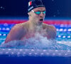 Des victoires qu'il a notamment fêtées avec une certaine Zazie.
Leon Marchand, de France, participe aux épreuves éliminatoires de natation du 200 mètres quatre nages individuel masculin lors de la sixième journée des Jeux olympiques de Paris 2024, le 1er août 2024 à Paris. © Maxim Thore/Bildbyran via ZUMA Press