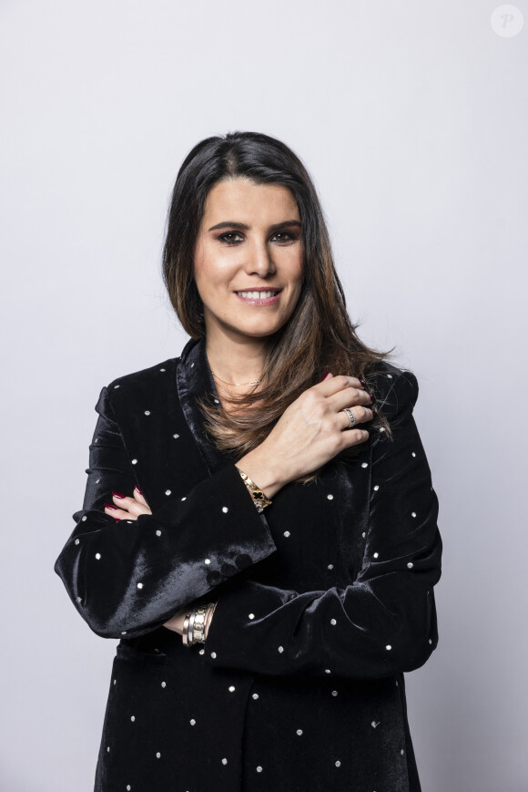 Exclusif - Karine Ferri - Studio - Enregistrement de l'émission "La chanson secrète", présentée par N.Aliagas et diffusée le 29 décembre sur TF1 © Guillaume Gaffiot-Cyril Moreau / Bestimage 