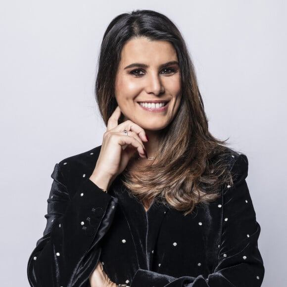 Exclusif - Karine Ferri - Studio - Enregistrement de l'émission "La chanson secrète", présentée par N.Aliagas et diffusée le 29 décembre sur TF1 © Guillaume Gaffiot-Cyril Moreau / Bestimage 