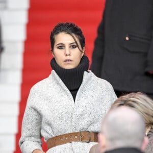 Karine Ferri - Karine Ferri encourage son compagnon Yoann Gourcuff lors du match Psg-Rennes au Parc des Princes à Paris le 6 novembre 2016. (victoire 4-0 du Psg) © Pierre Perusseau/Bestimage