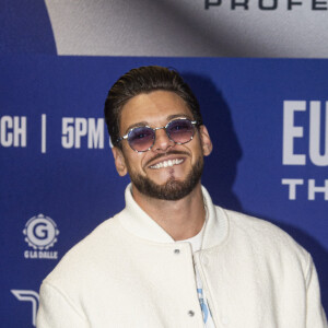 Rayane Bensetti - Célébrités assistent aux combats de MMA, Professional Fighters League Europe (PFL) à l'accord Arena de Bercy à Paris le 7 mars 2024. © Pierre Perusseau/Bestimage 