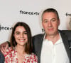 Fabien Lévêque, Cécile Grès, guest et Nelson Monfort au photocall de la conférence de presse de France 2 au théâtre Marigny à Paris le 18 juin 2019 © Coadic Guirec / Bestimage