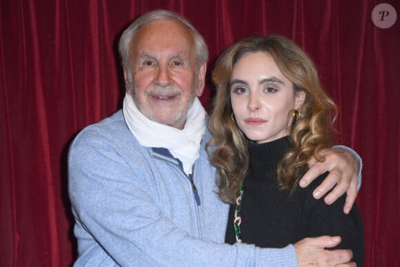 Exclusif - Patrice Laffont et sa fille Mathilde - Générale de la pièce "Phèdre Inattendue" au théâtre du Ranelagh à Paris le 3 avril 2023. © Giancarlo Gorassini/Bestimage