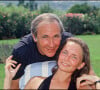 Patrice Laffont n'est plus. 
Archives - Patrice Laffont avec sa fille Axelle à Saint-Tropez.