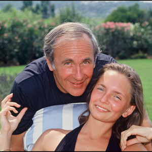 Patrice Laffont n'est plus. 
Archives - Patrice Laffont avec sa fille Axelle à Saint-Tropez.