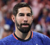 C'est la fin pour Nikola Karabatic avec l'équipe de France. 
Nikola Karabatic lors du match de handball qui a opposé la France à l'Allemagne lors des quarts de final durant les Jeux Olympiques 2024 au Stade Pierre Mauroy. © Laurent Sanson/Panoramic/Bestimage