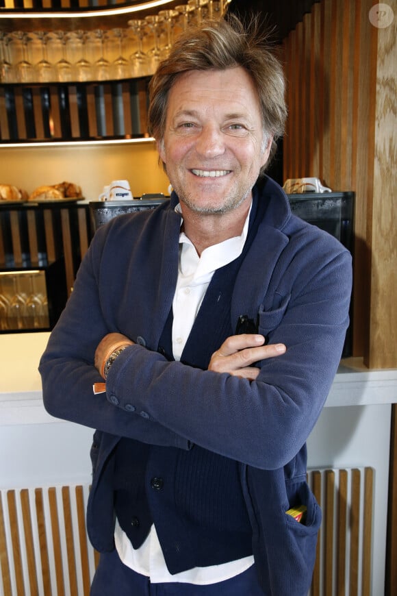 Exclusif - Laurent Delahousse - Déjeuner dans la loge de France Télévision lors des Internationaux de France de Tennis de Roland Garros 2024 - Jour 12, à Paris. Le 6 Juin 2024. © Bertrand Rindoff / Bestimage 