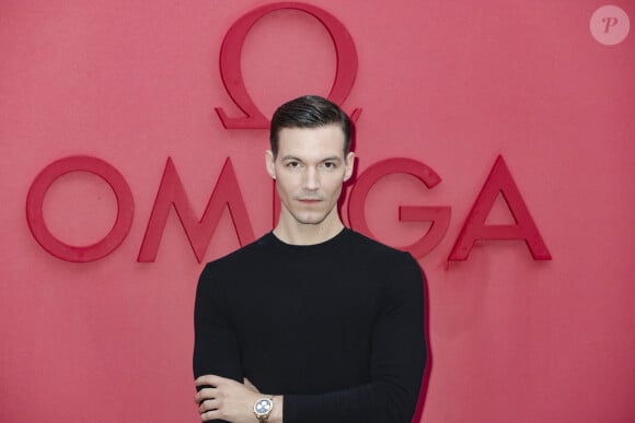 Kevin Germanier au photocall de la soirée d’ouverture de la « Maison Omega » à l'hôtel de Poulpry, Maison des Polytechniciens pour les JO 2024 (Jeux Olympiques 2024) à Paris, France, le 27 juillet 2024. Le chronométreur officiel des Jeux Olympiques et Paralympiques a donné une soirée pour l'ouverture de sa maison exclusive à l'occasion de Paris 2024. © Olivier Borde - Jack Tribeca /Bestimage