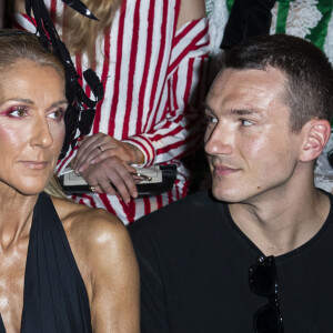 Céline Dion et Pepe Munoz - People au défilé Schiaparelli haute couture Automne-Hiver 2019/2020 à Paris le 1er juillet 2019. © Olivier Borde/Bestimage